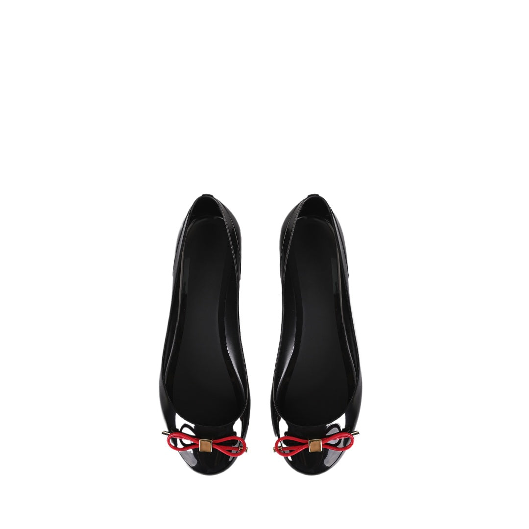 Round Toe Jelly Shoes