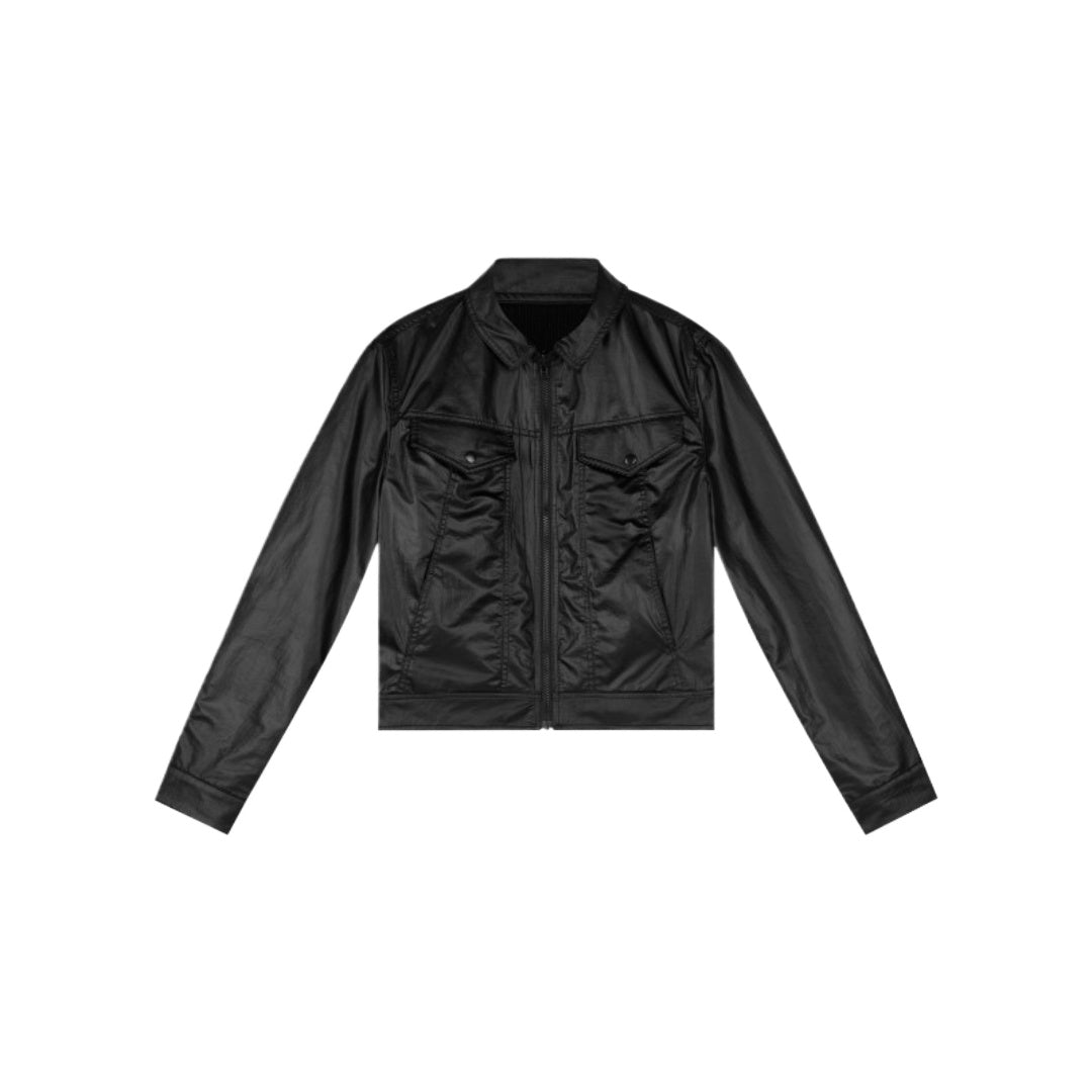 Reversible Waxed Vegan Leather Corduroy Jacket