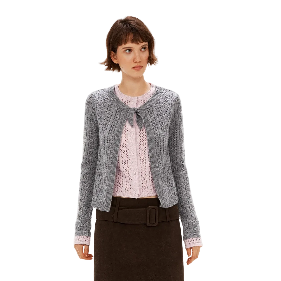 False Two-Piece Cardigan