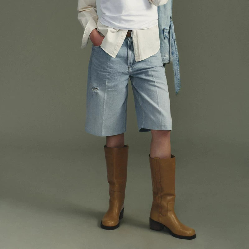 Women's Embroidered Western Knee-High Boots