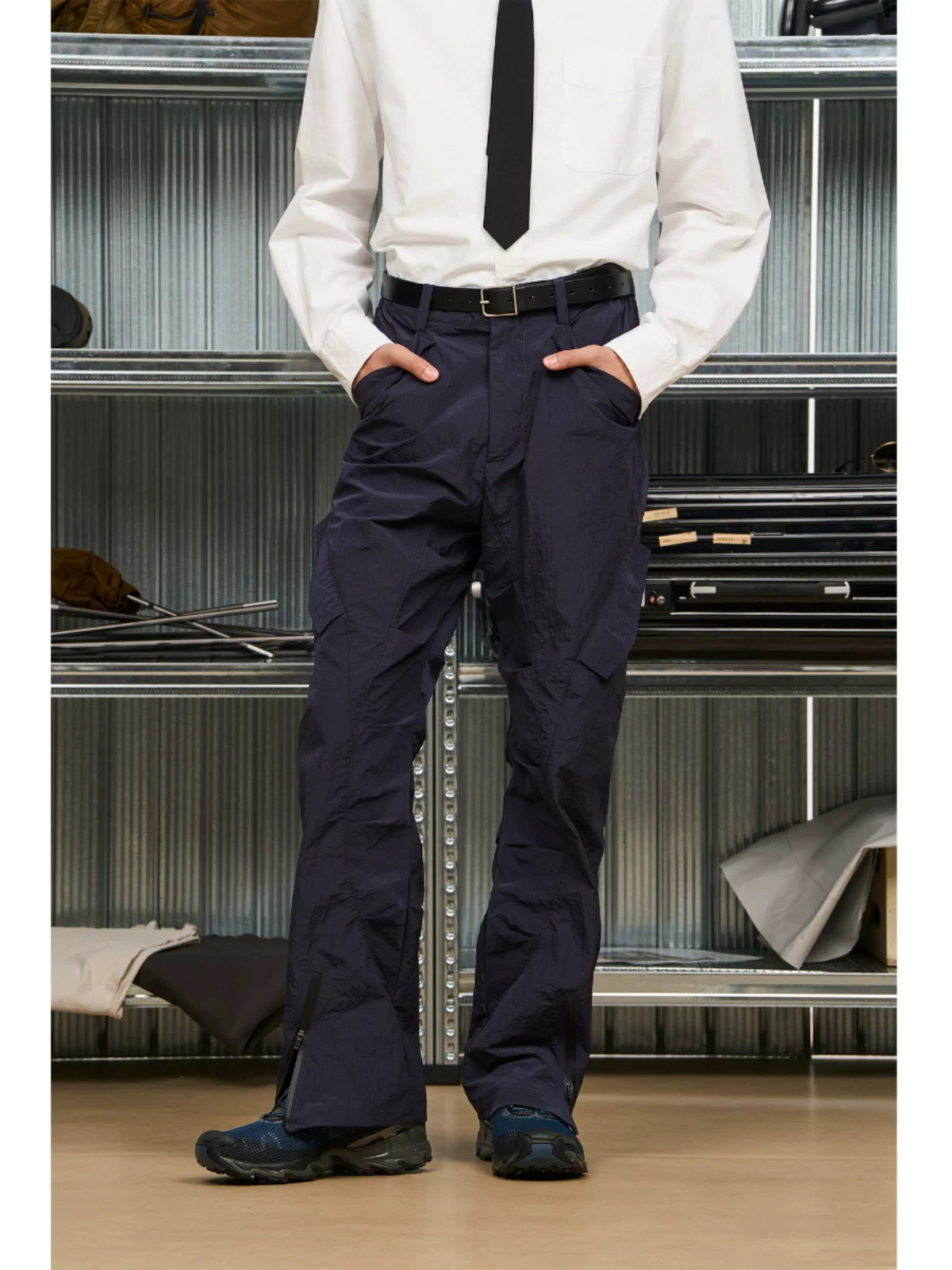 7440 37 1 Pleated Adjustable Utility Trousers
