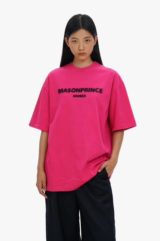 MASONPRINCE Blurred Graphic Cotton T-Shirt