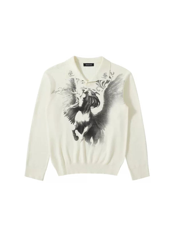 Pegasus Totem Breathable Knit Polo