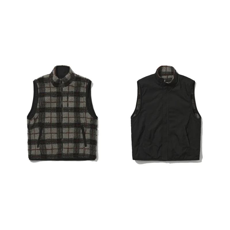 Reversible Fair Isle Fleece Vest