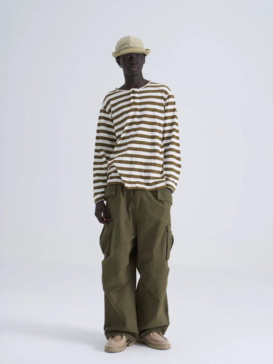 Washed Utility Cargo Pants front view