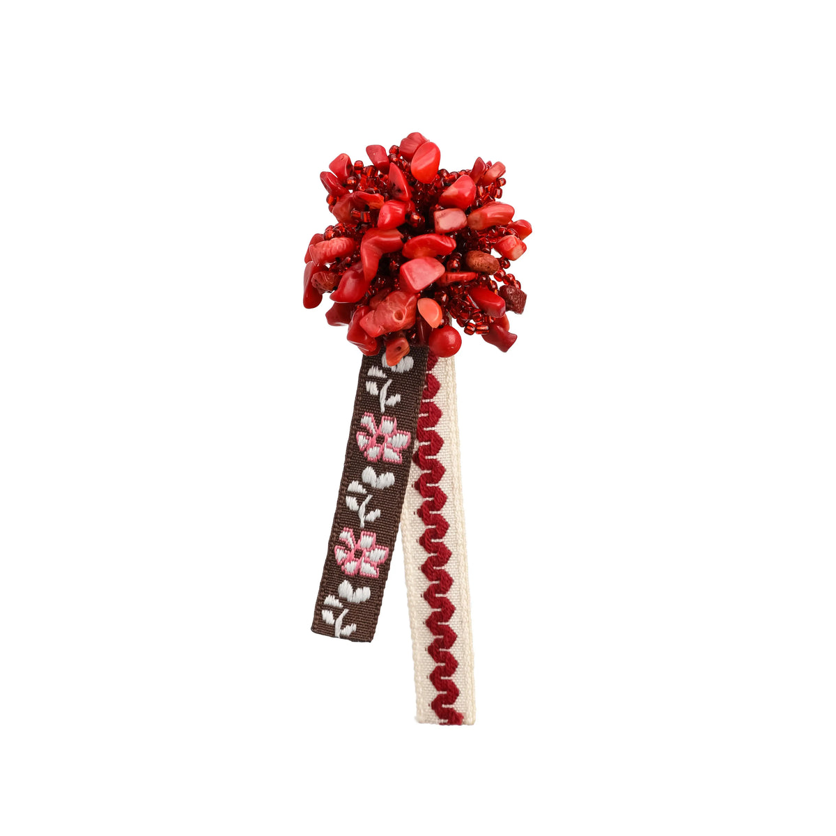 Colorful Floral Lapel Pin
