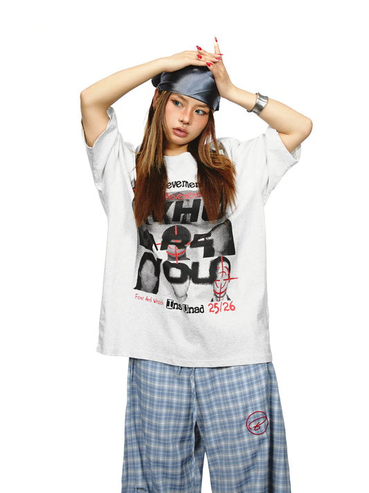 Printed Oversized T Shirt product view