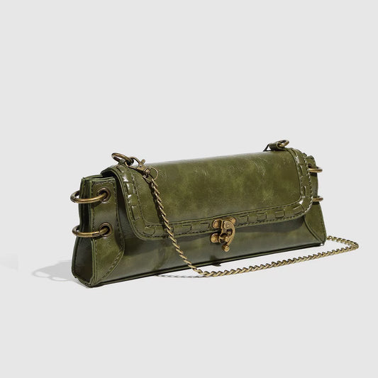 Antique Chain Lock Crossbody Bag product photo