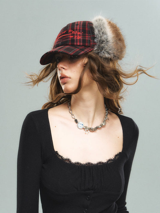 Earflap Baseball Cap