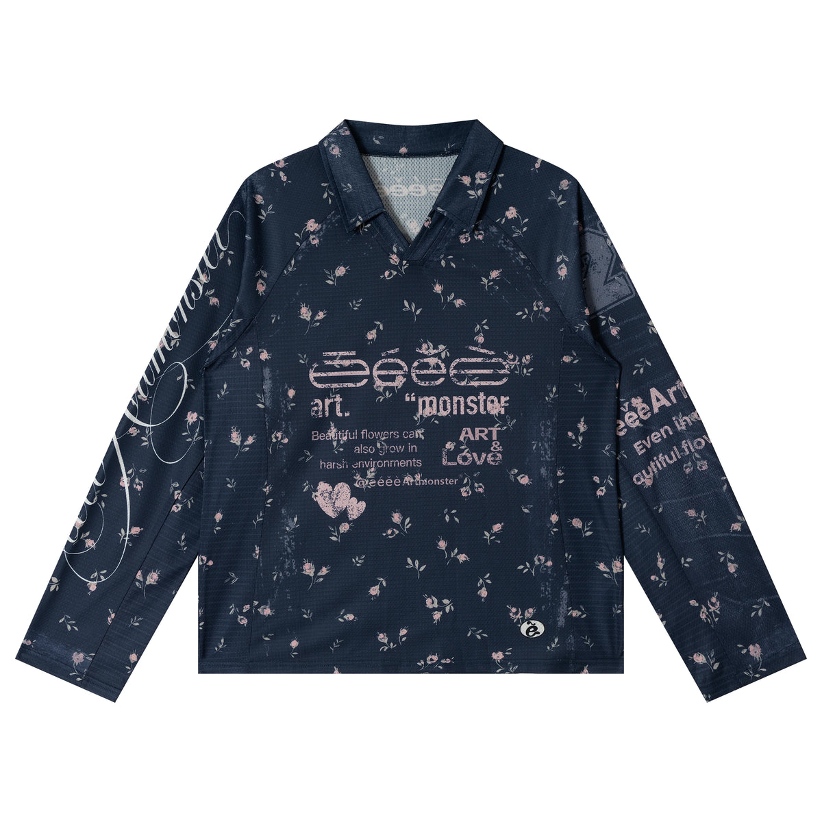 Printed Raglan Long Sleeve T-Shirt