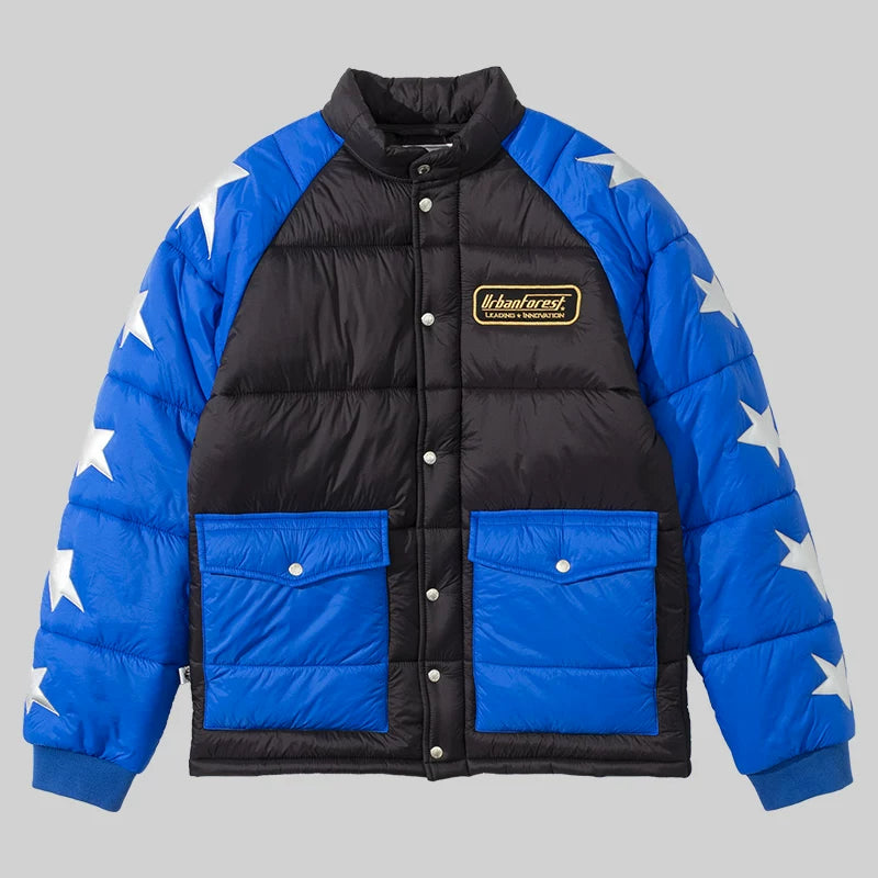 Star Print Puffer Jacket - view 11