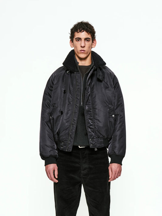 Partimento Fleece Stand-Collar Jacket