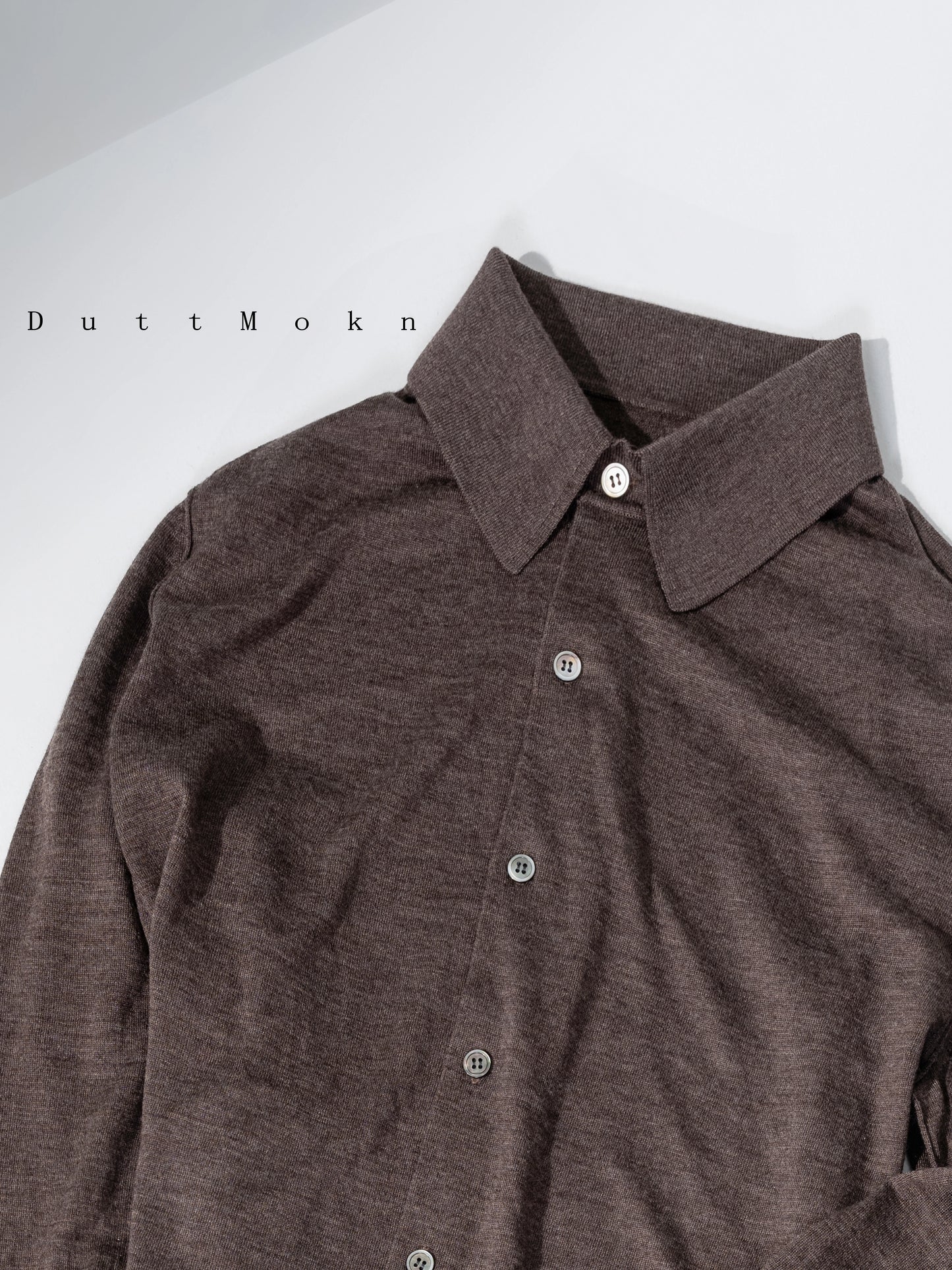 Inside-Out Merino Silk Knit Shirt