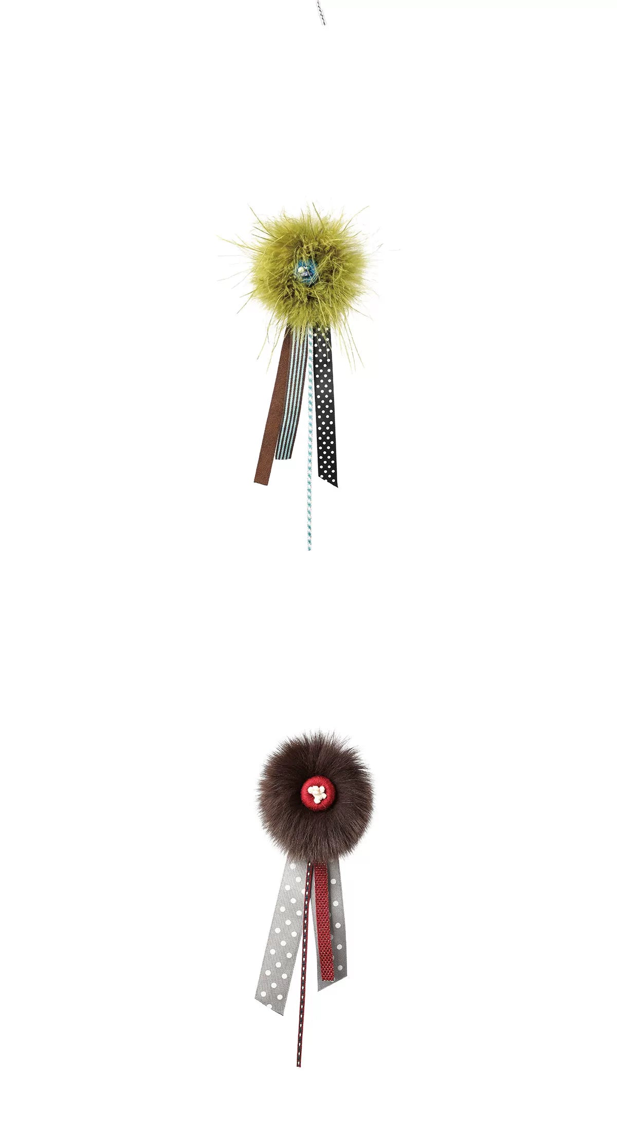 Fluffy Floral Lapel Pin