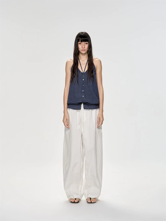 Backless Spaghetti Strap Tank Top