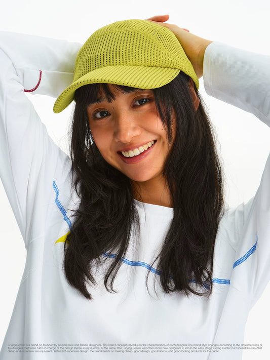 Breathable Mesh Five-Panel Cap - Unisex Baseball Hat