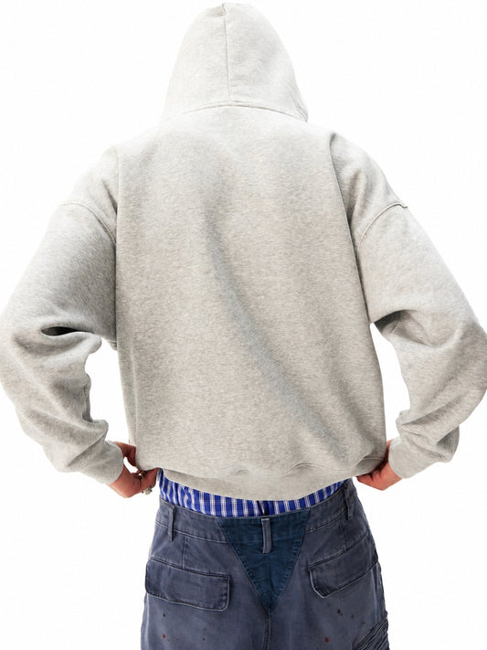 Mosaic Embroidered Fleece Pullover Hoodie - view 2