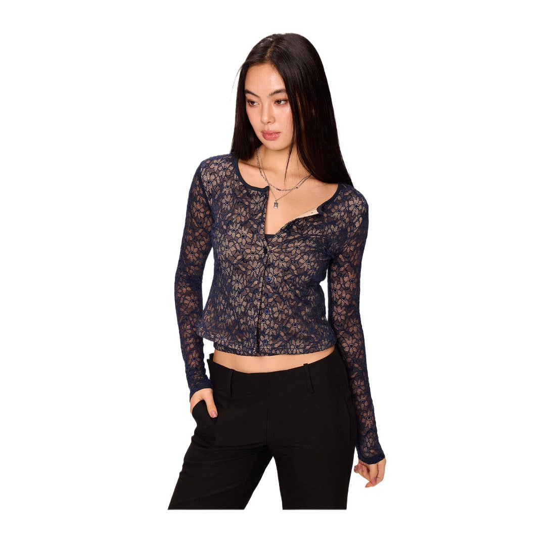 Lace Cardigan & Cami Top Set