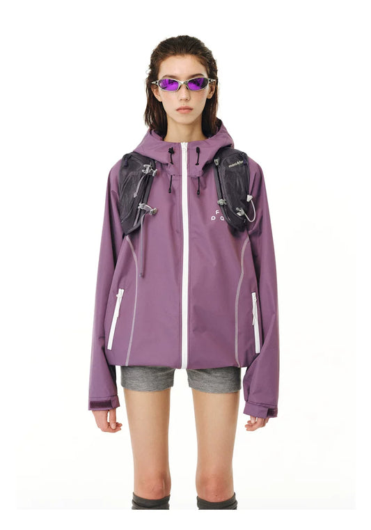 Waterproof Outdoor Jacket — worn by a model