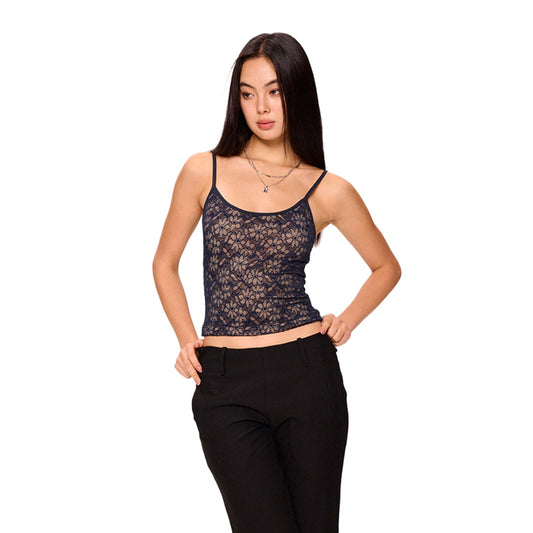Lace Cardigan & Cami Top Set