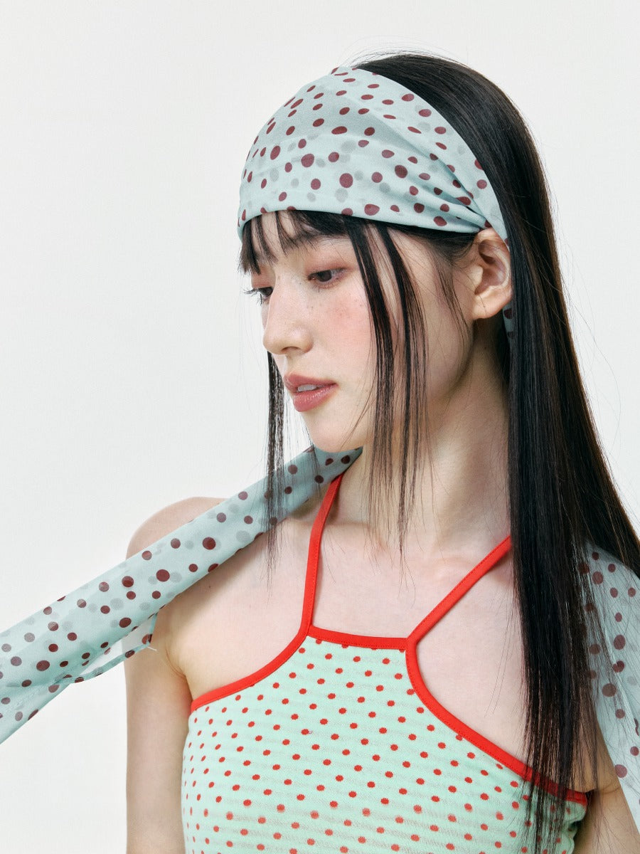 Polka Dot Scarf