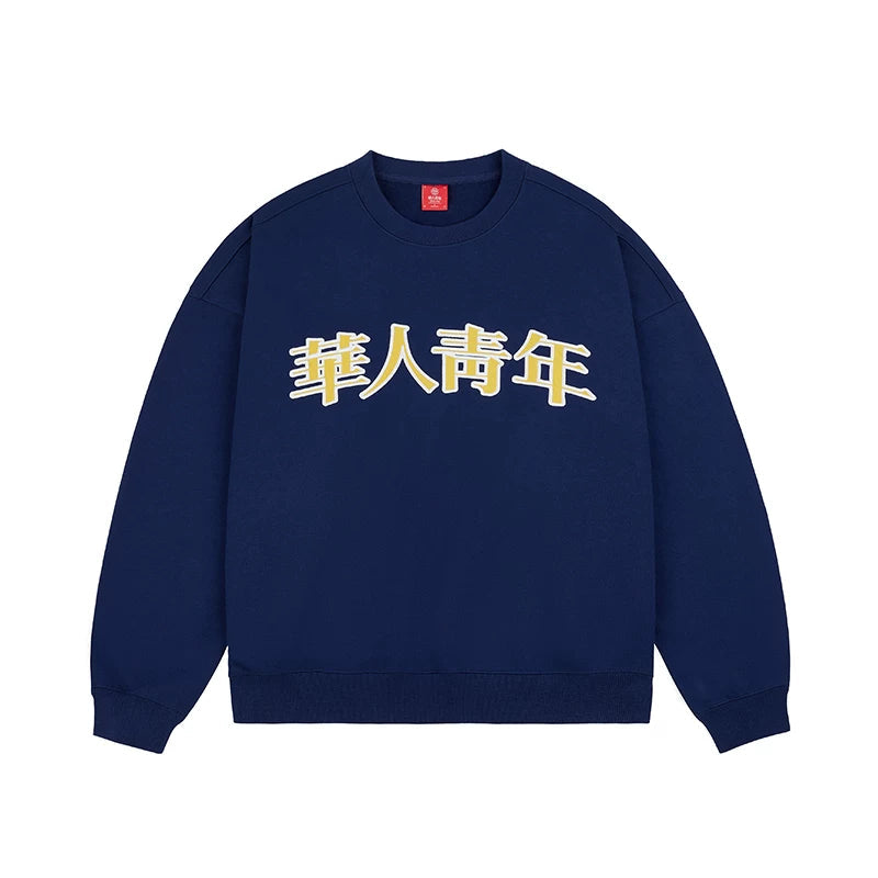 Embroidered Relaxed Crewneck Sweatshirt - view 14