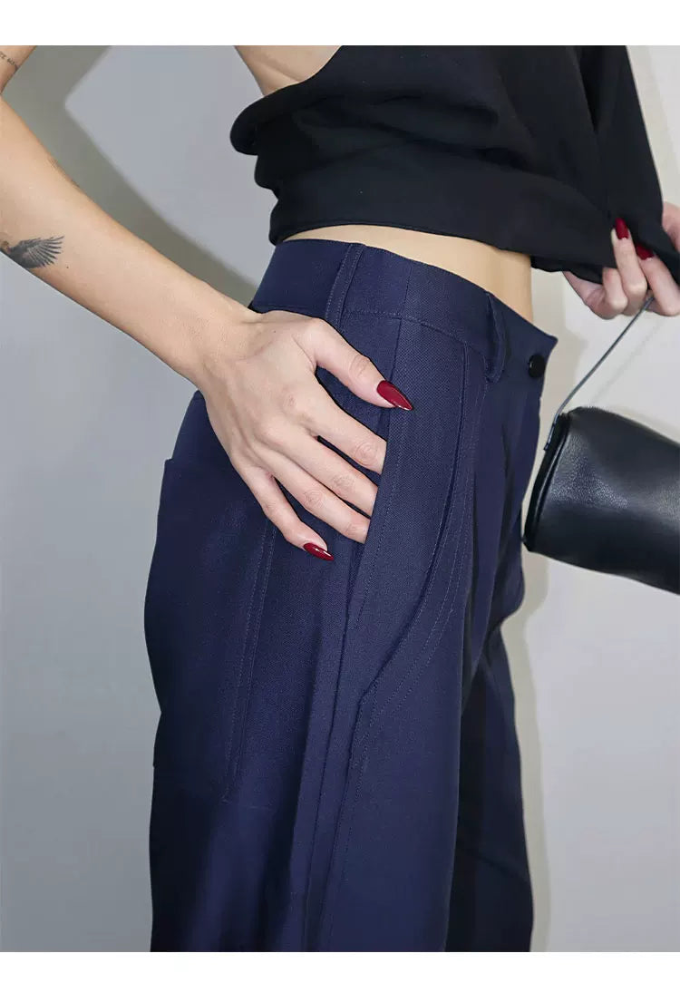 Satin Casual Full Length Pants