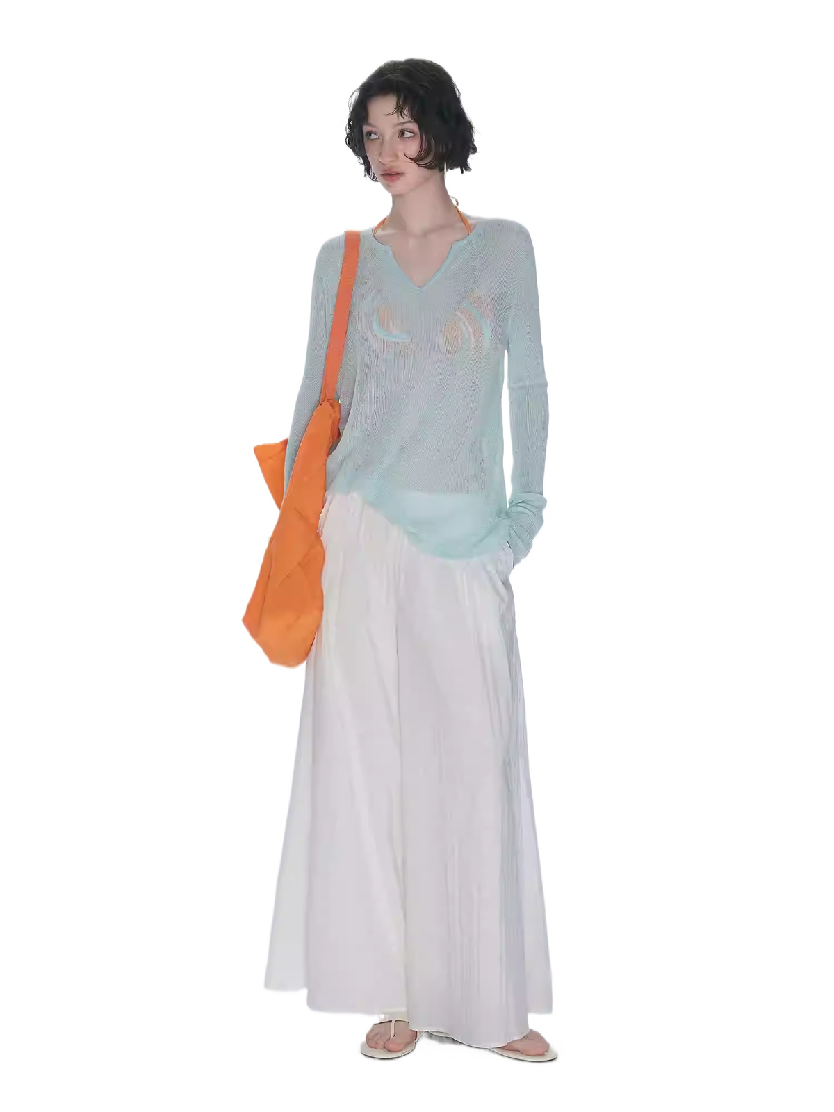 Sheer Knit Cover-Up