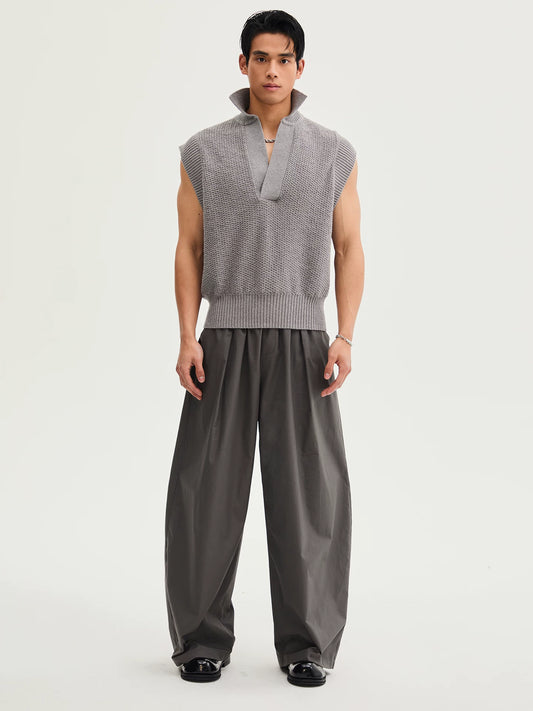 Unisex Relaxed Curved-Leg Lounge Pants
