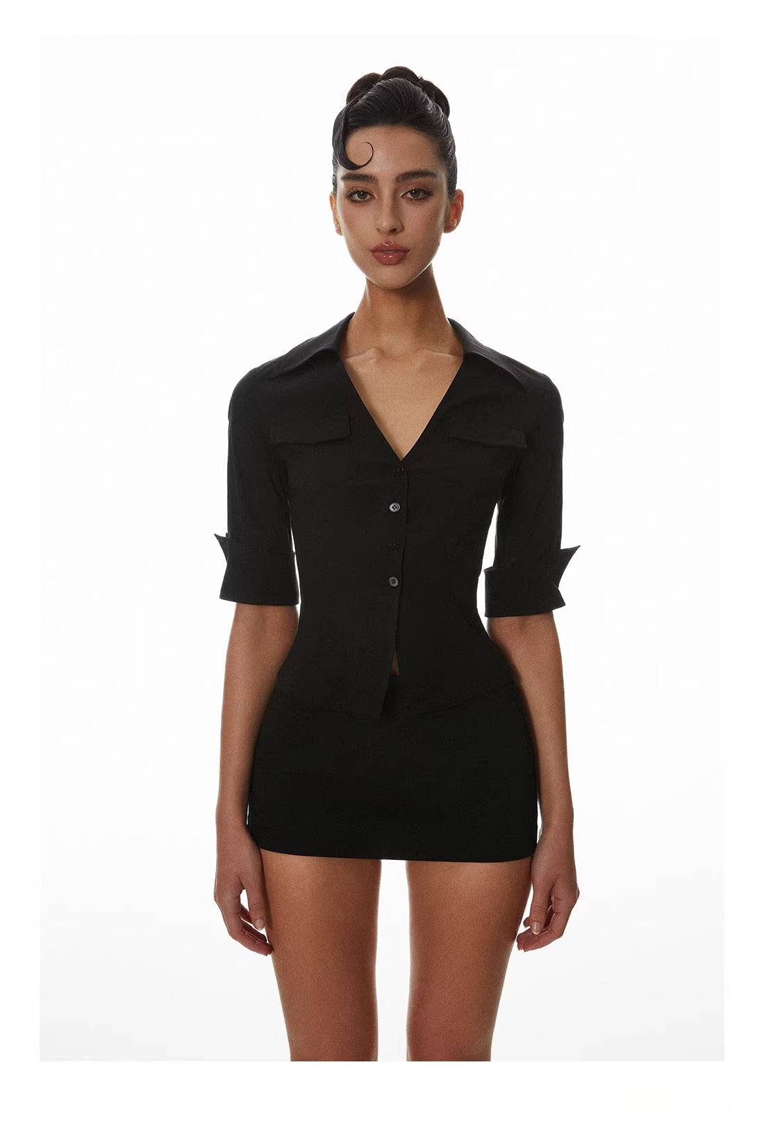V-Neck Siren Co-ord Set
