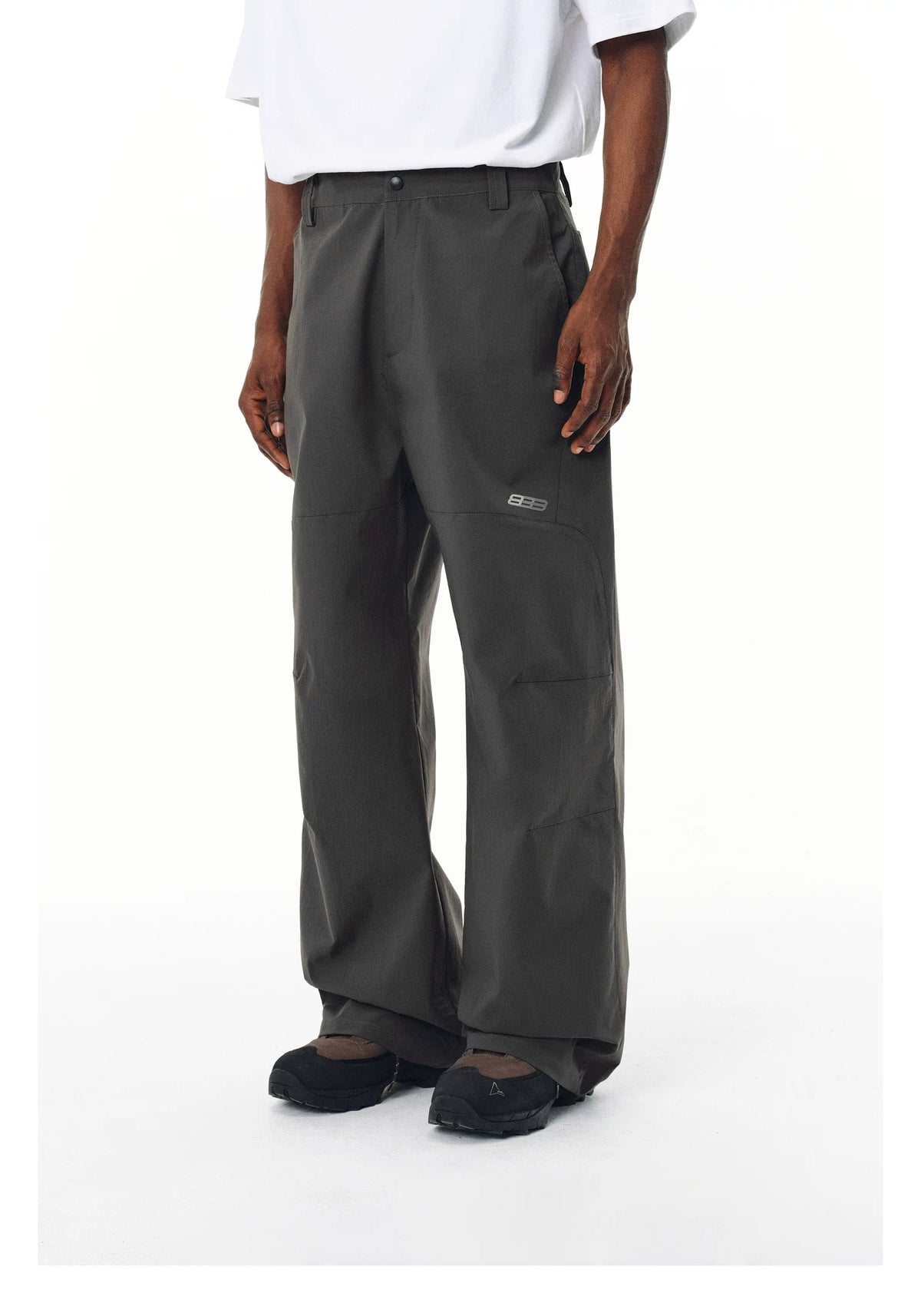 Water-Repellent Wide-Leg Pants