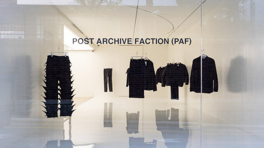 POST ARCHIVE FACTION (PAF) storefront window — cover provided for EastLyst