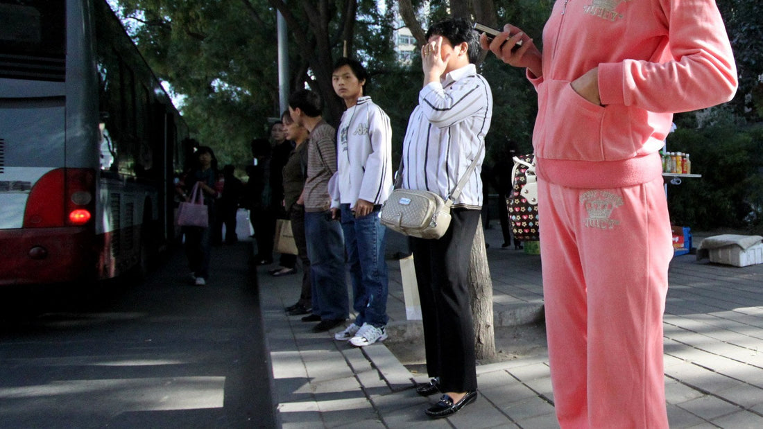 Street fashion scene in Beijing
