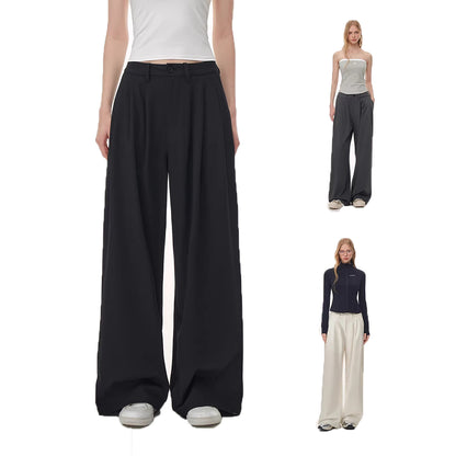 Tailored Pleated Wide-Leg Trousers - view 3