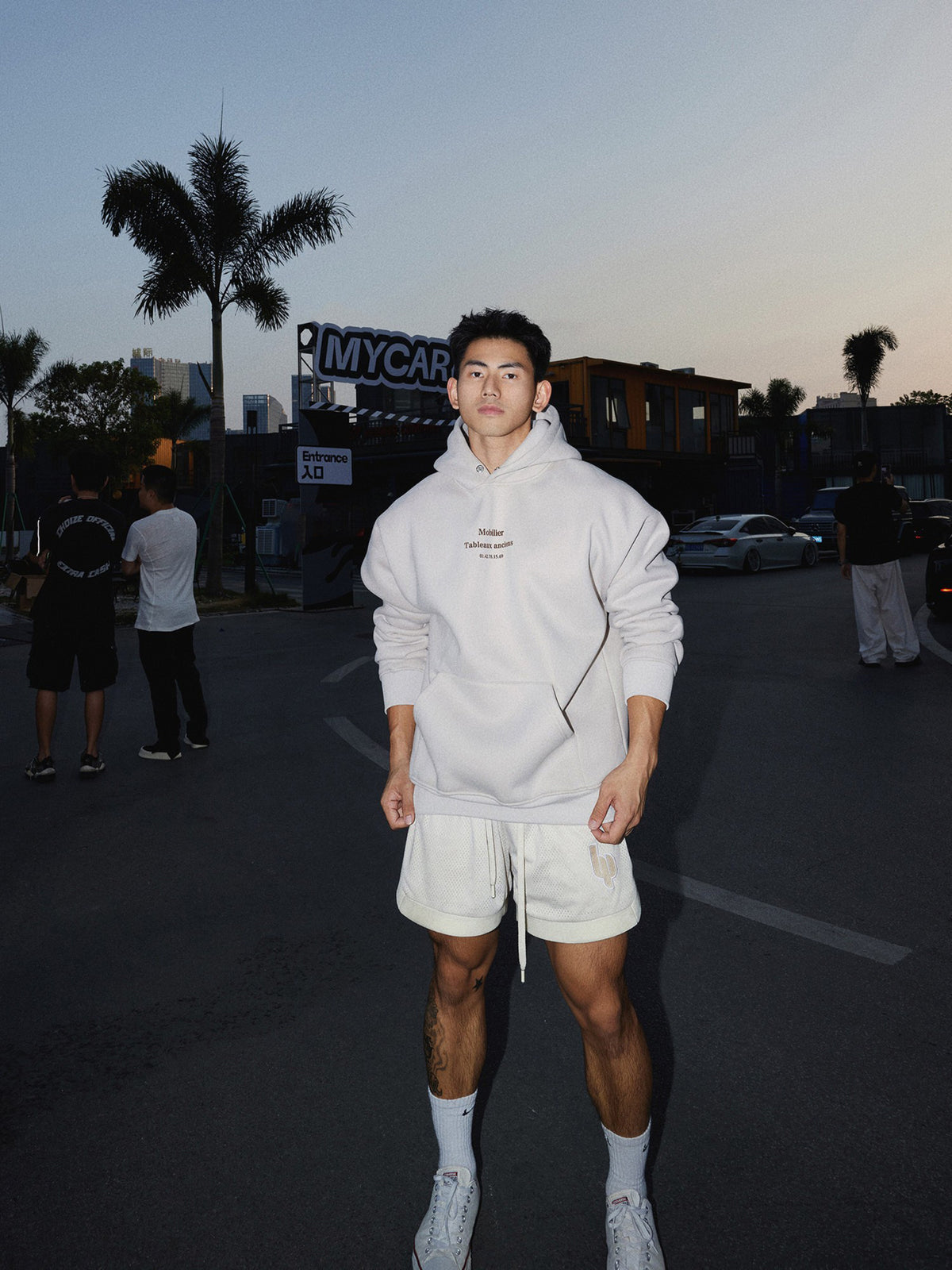 Printed Fleece Hooded Sweatshirt - view 10
