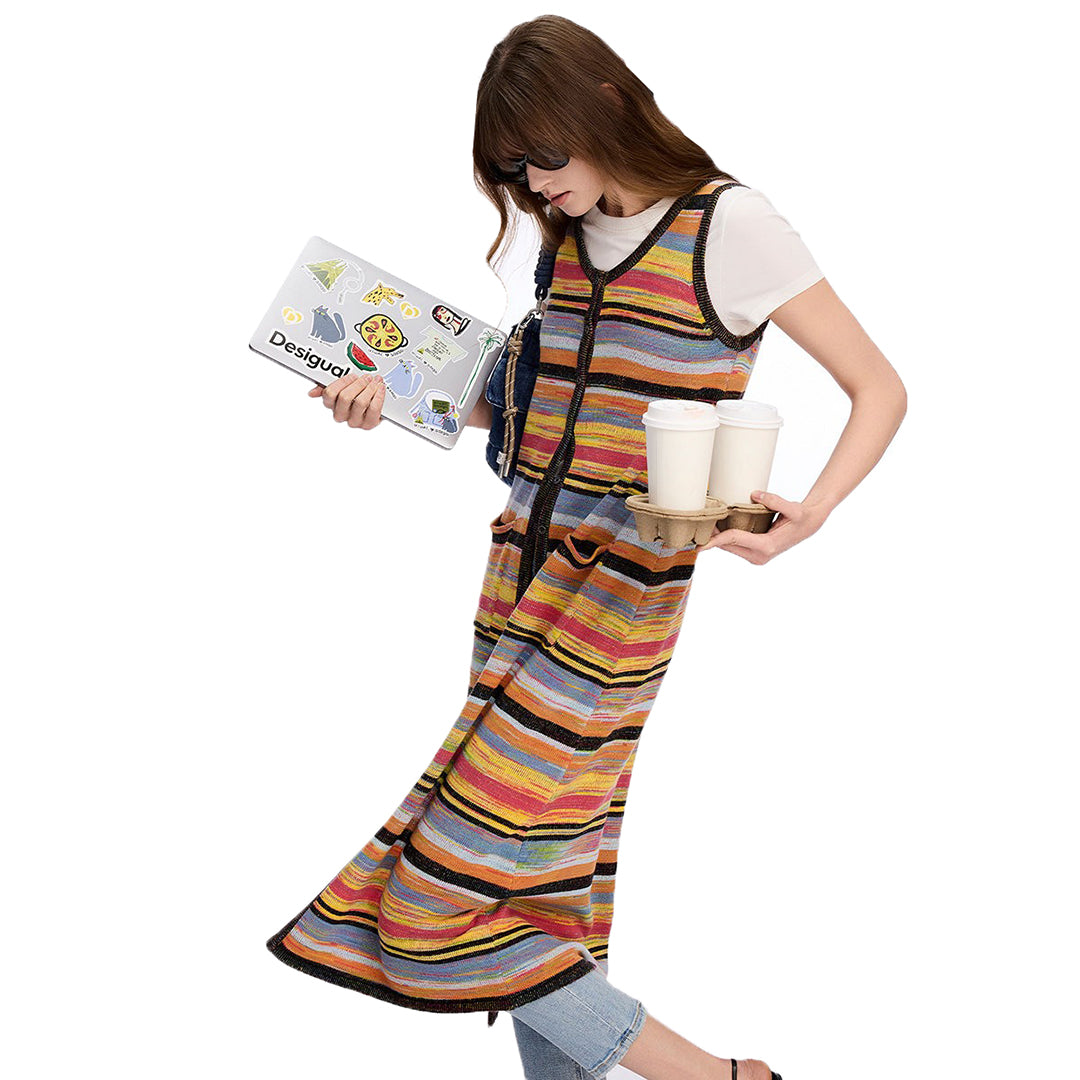 Space-Dyed Knit Dress