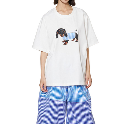 Dachshund Patchwork Quick-Dry Graphic Tee - view 2