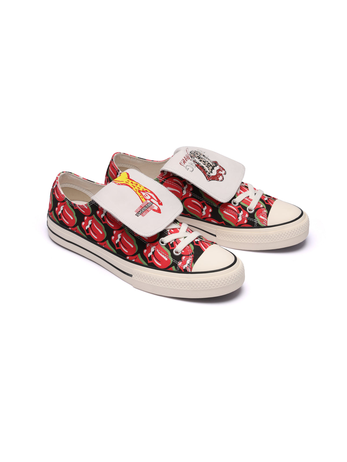 70s All-Over Tongue Print Low-Top Sneakers