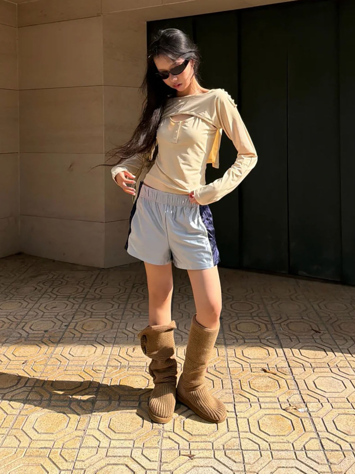 Knit Slouch Mid-Calf Boots - view 8