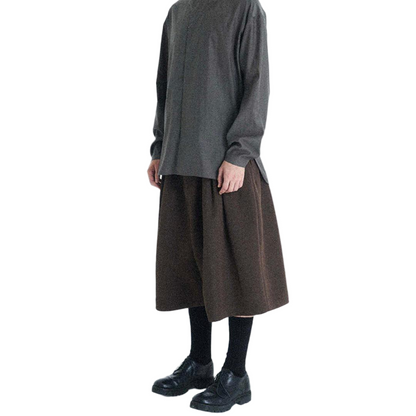 Voluminous Wide Leg Culotte Shorts - view 1