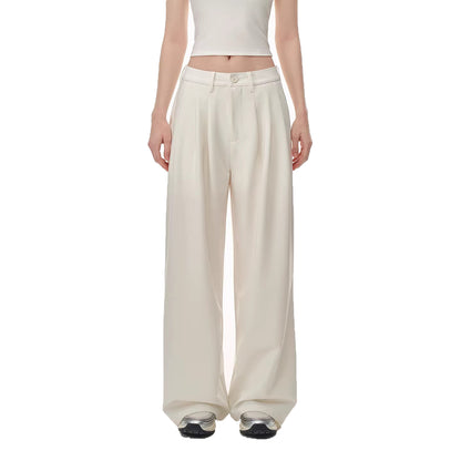 Tailored Pleated Wide-Leg Trousers - view 4