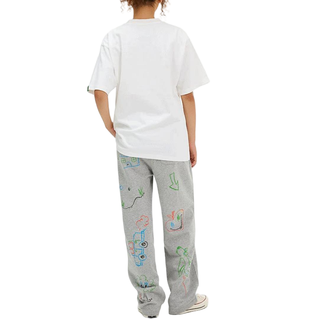 Oversized Cotton Crew Neck Tee - view 3