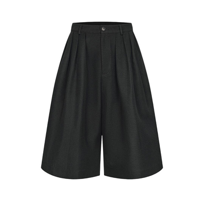 Voluminous Wide Leg Culotte Shorts - view 4