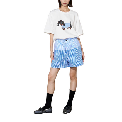Dachshund Patchwork Quick-Dry Graphic Tee - view 4
