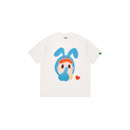 Oversized Cotton Crew Neck Tee - view 4