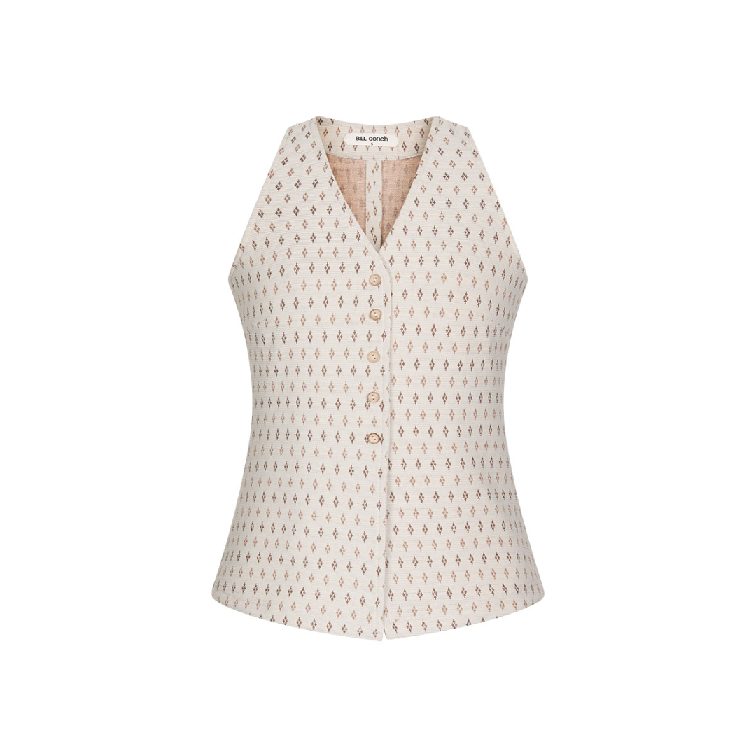 V-Neck Sleeveless Top