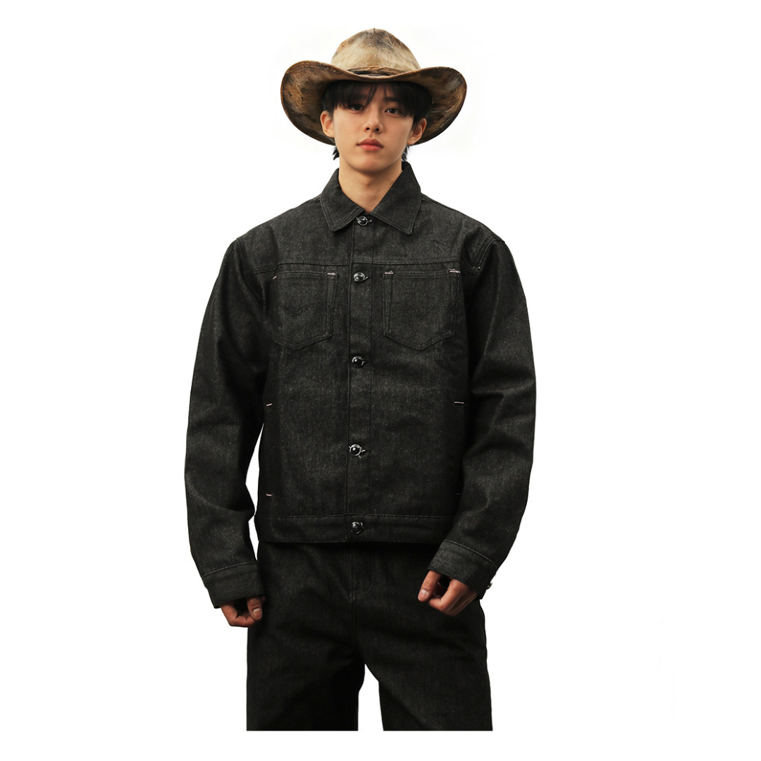 Vintage Structured Denim Jacket