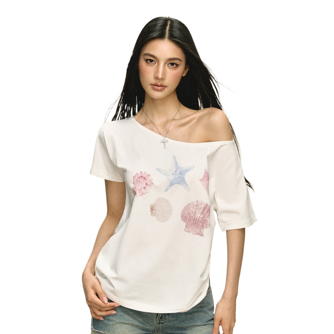Star Print Long Sleeve Tee