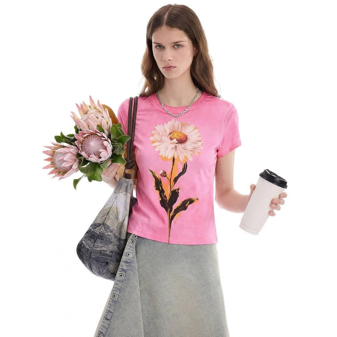 Daisy Print T-Shirt