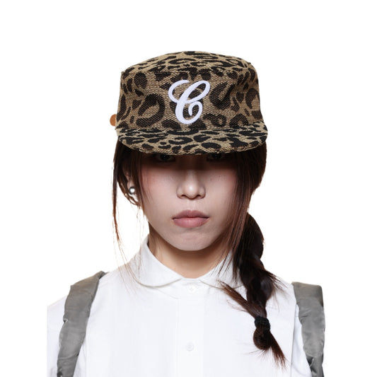 Leopard Flat Top Cap